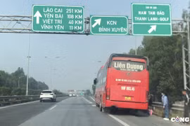 Hàng loạt tồn tại, vi phạm trên tuyến cao tốc nguy hiểm Nội Bài - Lào Cai