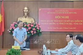 Kiểm tra công tác bảo vệ chính trị nội bộ tại Bà Rịa - Vũng Tàu