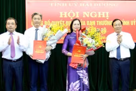 Công bố quyết định của Ban Thường vụ Tỉnh ủy Hải Dương về công tác cán bộ