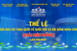 Thể lệ Giải báo chí toàn quốc về Quốc hội và HĐND (Giải Diên Hồng)