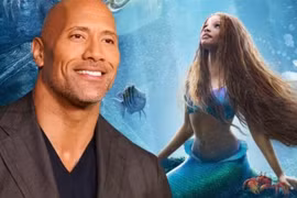 The Rock mê mẩn nàng tiên cá Halle Bailey