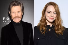 Emma Stone tát tài tử Willem Dafoe 20 lần trên phim trường