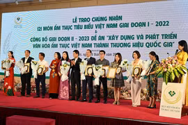 121 món ẩm thực tiêu biểu của các tỉnh, thành phố được trao chứng nhận