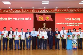 Thanh Hóa: Điều động, bổ nhiệm nhiều cán bộ chủ chốt