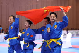 Vovinam 'mở hàng' Vàng cho đoàn Việt Nam ở ngày 9/5