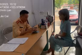 Xử phạt nữ tài xế đi ngược chiều trên cao tốc Nội Bài - Lào Cai