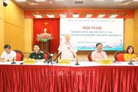 Tổng Bí thư Nguyễn Phú Trọng tiếp xúc cử tri Hà Nội sau Kỳ họp thứ 5, Quốc hội khóa XV