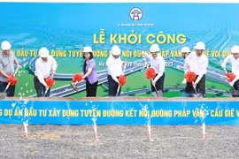 Khởi công đường kết nối Pháp Vân - Cầu Giẽ với Vành đai 3 Hà Nội