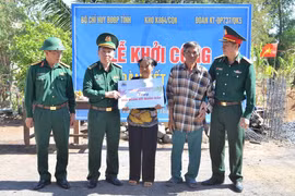 Đắk Lắk: Khởi công “Nhà đoàn kết quân dân” tặng gia đình khó khăn khu vực biên giới trên địa bàn tỉnh