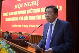 Cao Bằng cần kết hợp chặt chẽ giữa phát triển kinh tế-xã hội, bảo đảm quốc phòng - an ninh
