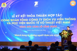VNPT VinaPhone và Học viện Quốc tế võ thuật Việt Nam thực hiện chương trình phúc lợi và triển khai Kênh bán hàng số