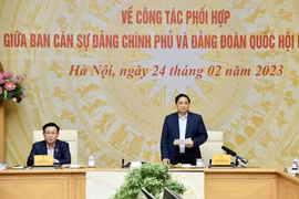 Ban Cán sự Đảng Chính phủ và Đảng đoàn Quốc hội phối hợp với tinh thần chủ động, tích cực, sáng tạo