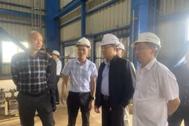 Tổng Giám đốc Petrovietnam Lê Mạnh Hùng kiểm tra công tác vận hành NMNĐ Thái Bình