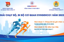 EVNGENCO1 tổ chức giải chạy/đi bộ năm 2023 gây quỹ ủng hộ an sinh xã hội