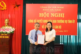 Bổ nhiệm nhà báo Nguyễn Văn Vĩnh làm Phó Tổng Biên tập Báo Hà Nam