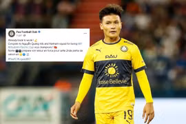 Quang Hải được Pau FC chào đón theo cách đặc biệt