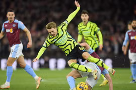Arsenal mất ngôi đầu Ngoại hạng Anh sau trận thua Aston Villa