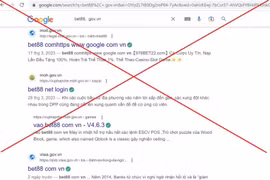 Nhiều website tên miền gov.vn của cơ quan Nhà nước bị chèn link quảng cáo cờ bạc, cá độ