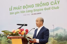 Phát động trồng cây phủ xanh 16 ha dự án sân golf tại tỉnh Phú Thọ