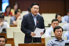 Trình cho thôi làm nhiệm vụ đại biểu Quốc hội với Phó Thủ tướng Phạm Bình Minh và ông Lê Minh Chuẩn