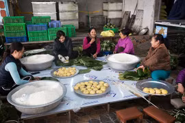 Bánh chưng Tranh Khúc - đậm đà hương vị Tết cổ truyền