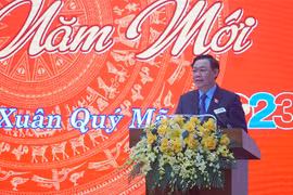 Chủ tịch Quốc hội Vương Đình Huệ thăm, chúc Tết Đảng bộ, chính quyền và nhân dân tỉnh Quảng Bình