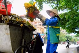 Thực hiện tốt công tác thu gom rác, vệ sinh môi trường