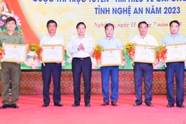 Nghệ An trao 73 giải thưởng Cuộc thi trực tuyến “Tìm hiểu về Cải cách hành chính” năm 2023