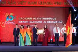 Báo Điện tử VietnamPlus kỷ niệm 15 năm thành lập và đón nhận Huân chương Lao động hạng Nhất