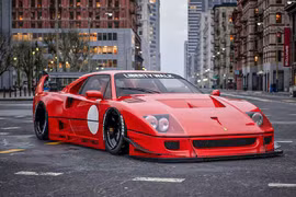 Siêu xe Ferrari F40 ngầu hơn trong gói nâng cấp thân rộng Liberty Walk
