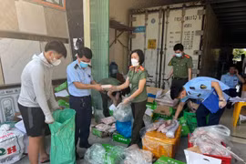 Hà Nam: Thu giữ 1,5 tấn thực phẩm đông lạnh không rõ nguồn gốc