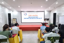 Tập huấn ‘Báo chí giải pháp: Giải pháp cho báo chí thời đại số’