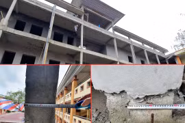 Văn Lâm (Hưng Yên): Dự án trường tiểu học Trưng Trắc có dấu hiệu thi công sai thiết kế vẫn được nghiệm thu?