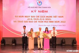 Trao bằng khen cho 37 tác phẩm đạt Giải báo chí Trần Mai Ninh năm 2022