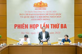 Sớm hoàn thành công tác tổ chức trao Giải báo chí về Quốc hội và Hội đồng Nhân dân