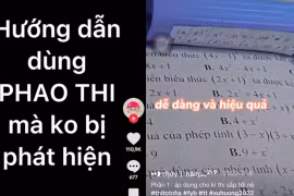 Xuất hiện tràn lan video hướng dẫn gian lận thi cử trên TikTok