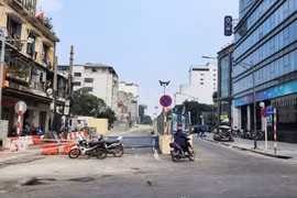 Thi công ga ngầm S12 đường sắt Nhổn - Ga Hà Nội, phương tiện di chuyển thế nào?