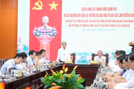 Bộ trưởng Nguyễn Kim Sơn làm việc với 3 tỉnh đồng bằng Sông Cửu Long về đầu tư công