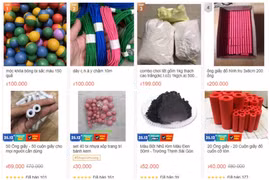 Vật liệu chế tạo pháo nổ trá hình “vôi bột, phân bón” rao bán lộng hành trên mạng