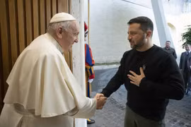 Tổng thống Zelenskyy gặp gỡ Giáo hoàng Francis, kêu gọi hòa bình cho Ukraine