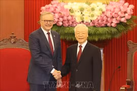 Tổng Bí thư Nguyễn Phú Trọng tiếp Thủ tướng Australia Anthony Albanese