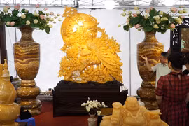 Cận cảnh bức "phu thê viên mãn" bằng ngọc được định giá hơn 6 tỷ đồng
