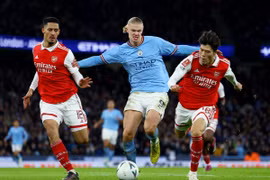 Man City đánh bại Arsenal 1-0 tại vòng 4 FA Cup