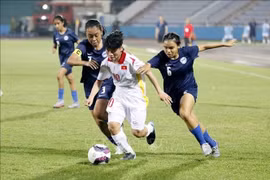 U20 nữ Việt Nam thắng Singapore với tỷ số 11-0 ở giải nữ U20 châu Á