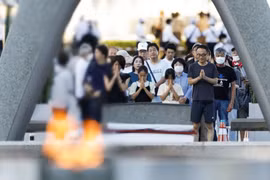 Nhật Bản kỷ niệm 78 năm vụ ném bom hạt nhân Hiroshima