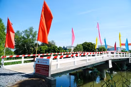 Khánh thành Cầu Ngang Rạch Cầu Lớn tại Đồng Tháp
