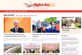 Lễ ra mắt chuyên mục tiếng Anh - Nghe An News trên Báo Nghệ An