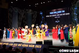 Lễ trao giải Cuộc thi Tiếng hát Người làm báo mở rộng 2023: Hấp dẫn và ấn tượng