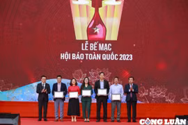 Báo Nhà báo & Công luận đạt Giải B Giải Giao diện điện tử ấn tượng tại Hội báo toàn quốc 2023