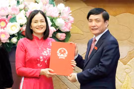 Bổ nhiệm nhà báo Nguyễn Thị Minh Hằng giữ chức Phó Tổng Biên tập Báo Đại biểu Nhân dân